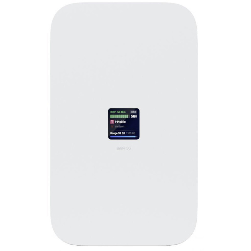 ROZBALENÉ - Ubiquiti UniFi 5G Max - 5G/LTE/3G modem pro UniFi, dual nano SIM/eSIM, 1x 2.5GbE, PoE