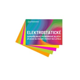 Electrostatic notepads Symbionotes 70x100 mm MIX 4 colors