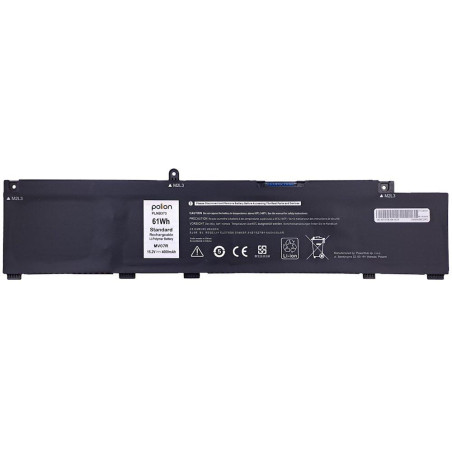 TRX Baterie Polion MV07R pro notebooky DELL G3 15 3700 3790 G5 15 5500 5505 - Li-Pol 4000mAh 61Wh/ neoriginální