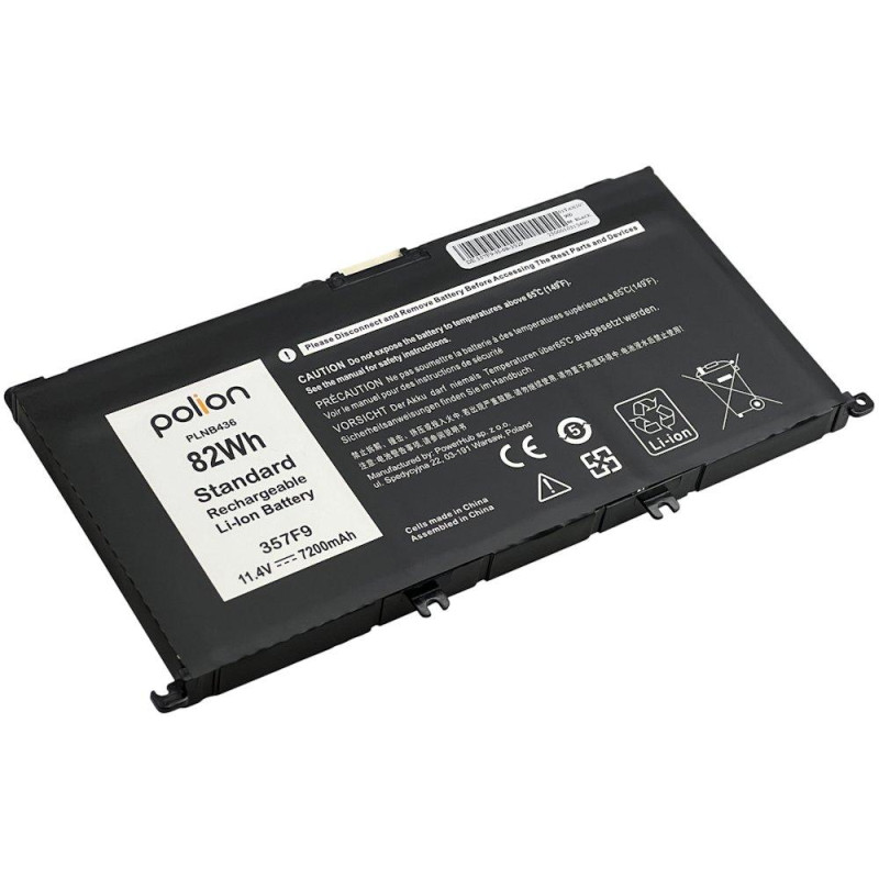 TRX Baterie Polion 357F9 pro notebooky DELL 451-BBPZ Inspiron 15 7557 7559 7567 3779 - Li-Ion 11,4V 7200mAh/neoriginální