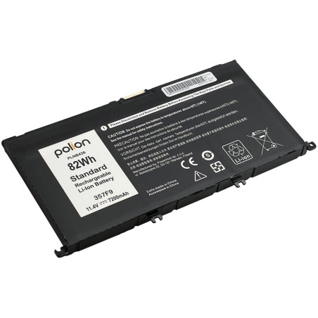 TRX Baterie Polion 357F9 pro notebooky DELL 451-BBPZ Inspiron 15 7557 7559 7567 3779 - Li-Ion 11,4V 7200mAh/neoriginální
