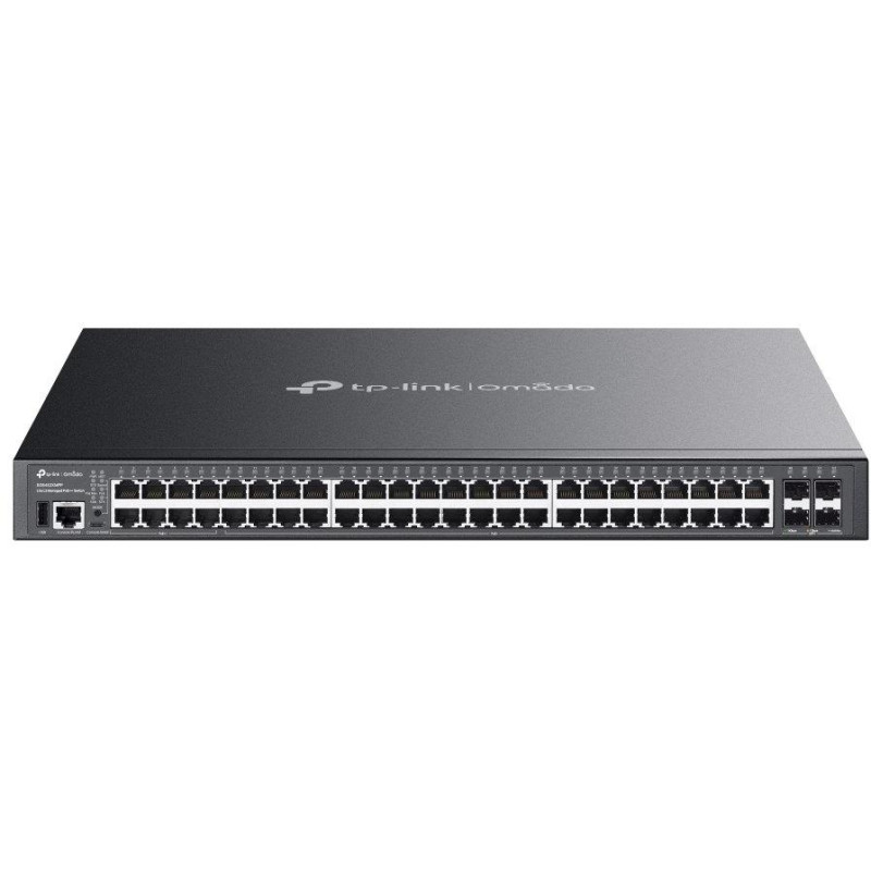 TP-Link SG5452XMPP, Omada 48-Port Gigabit Smart L3 PoE Switch, 40x PoE+, 8x PoE++, 4x 10GB SFP+, 770W PoE budget