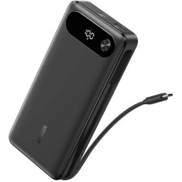 Anker Powerbanka/20000mAh/ 87W/ integrovaný USB-C kabel/ černá