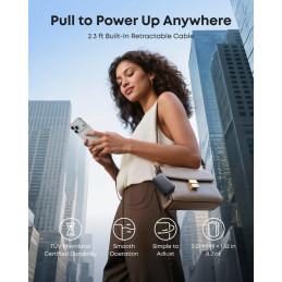 Anker Nano Powerbanka/10000mAh/ 45W/ integrovaný USB-C kabel/ černá