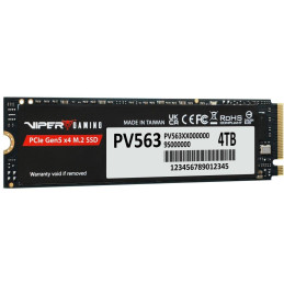 PATRIOT VIPER PV563 4TB SSD / Interní / M.2 NVMe PCIe Gen5 x4 / 2280 /