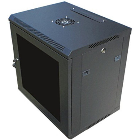 DATACOM 19" rozvaděč nástěnný 6U/450 mm BK (sklo)