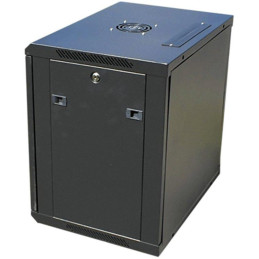 DATACOM 19" rozvaděč nástěnný 6U/450 mm BK (sklo)