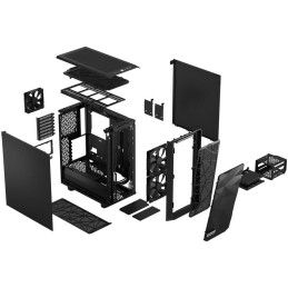Fractal Design Meshify 2 Compact Black Solid / Midi Tower / bez zdroje / černá