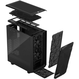 Fractal Design Meshify 2 Compact Black TG Light Tint / Midi Tower / průhledná bočnice / bez zdroje / černá