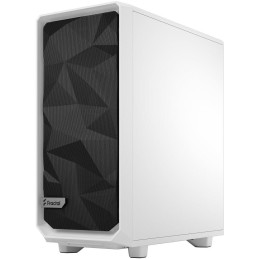 Fractal Design Meshify 2 Compact White TG Clear Tint / Midi Tower / průhledná bočnice / bez zdroje / bílá