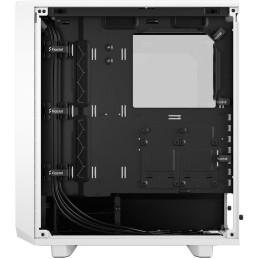 Fractal Design Meshify 2 Compact White TG Clear Tint / Midi Tower / průhledná bočnice / bez zdroje / bílá