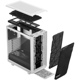 Fractal Design Meshify 2 Compact White TG Clear Tint / Midi Tower / průhledná bočnice / bez zdroje / bílá