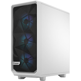 Fractal Design Meshify 2 Compact RGB White TG Clear Tint / Midi Tower / průhledná bočnice / bez zdroje / bílá