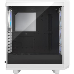 Fractal Design Meshify 2 Compact RGB White TG Clear Tint / Midi Tower / průhledná bočnice / bez zdroje / bílá