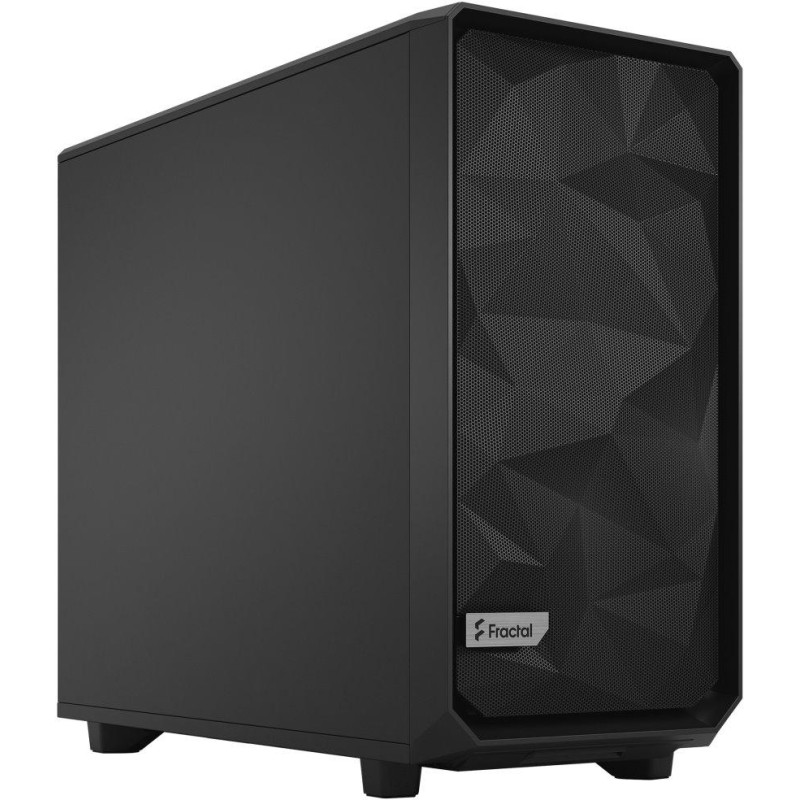 Fractal Design Meshify 2 Black Solid / Midi Tower / bez zdroje / černá