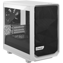 Fractal Design Meshify 2 Nano White TG Clear Tint / Mini ITX / průhledná bočnice / bez zdroje / bílá