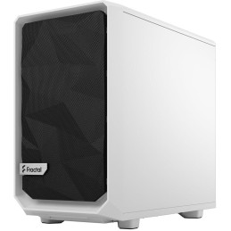 Fractal Design Meshify 2 Nano White TG Clear Tint / Mini ITX / průhledná bočnice / bez zdroje / bílá