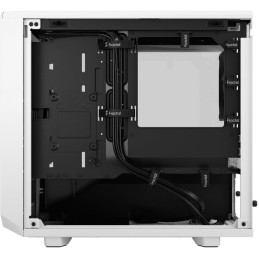 Fractal Design Meshify 2 Nano White TG Clear Tint / Mini ITX / průhledná bočnice / bez zdroje / bílá