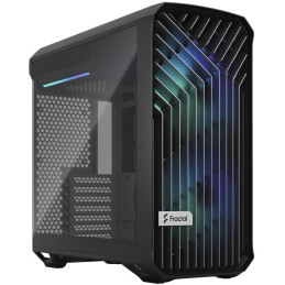 Fractal Design Torrent Compact RGB Black TG Light / Midi Tower / průhledná bočnice / bez zdroje / černá