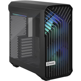 Fractal Design Torrent Compact RGB Black TG Light / Midi Tower / průhledná bočnice / bez zdroje / černá
