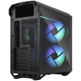 Fractal Design Torrent Compact RGB Black TG Light / Midi Tower / průhledná bočnice / bez zdroje / černá