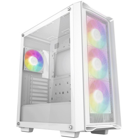 POŠKOZENÝ OBAL - DEEPCOOL skříň CC560 MESH V2 / ATX / 4x120 mm fan ARGB / USB 3.0 / USB 2.0 / mesh panel / bílá