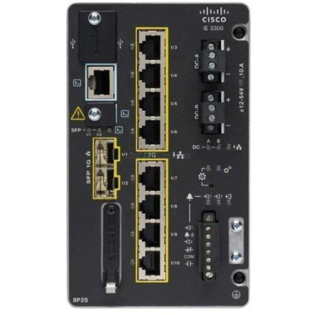 Cisco Catalyst IE3300 průmyslový switch 8 GE Copper and 2 GE SFP, Modular, NE