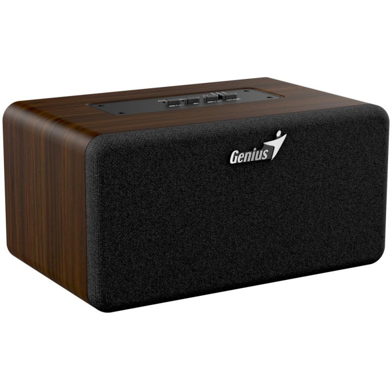 GENIUS repro SP-918BT/ Bluetooth 5.3/ 6W/ dobíjecí USB-C/ barva tmavé dřevo