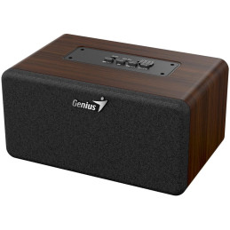GENIUS repro SP-918BT/ Bluetooth 5.3/ 6W/ dobíjecí USB-C/ barva tmavé dřevo