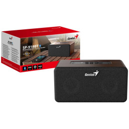GENIUS repro SP-918BT/ Bluetooth 5.3/ 6W/ dobíjecí USB-C/ barva tmavé dřevo