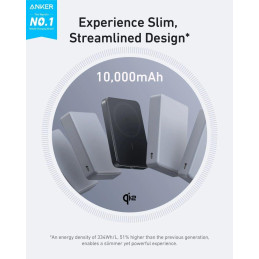 Anker MagGo Powerbanka/ 10000mAh/ 30W/ Bezdrátové nabíjení/ černá