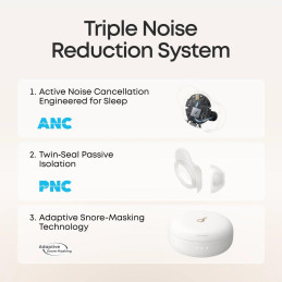 Anker Soundcore Sleep A30/ Sluchátka/ Bluetooth/ ANC/ bílá