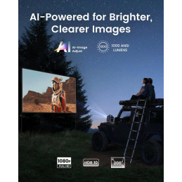 Anker Nebula Mars 3/ Projektor/ DLP/ Full HD/ Dolby Audio/ Bluetooth/ Wi-Fi/ přenosný/ černý