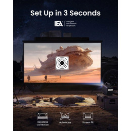 Anker Nebula Mars 3/ Projektor/ DLP/ Full HD/ Dolby Audio/ Bluetooth/ Wi-Fi/ přenosný/ černý