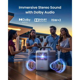 Anker Nebula Cosmos Laser/ Projektor/ Laser/ 4K/ repro/ Bluetooth/ Wi-Fi/ přenosný/ černý