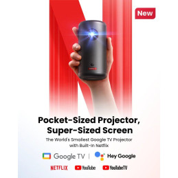 Anker Nebula Capsule 3/ Projektor/ Full HD/ Dolby Audio/ Bluetooth/ Wi-Fi/ přenosný/ černý