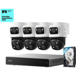 Anker Eufy 4x Eufy S4 MAX 4K + 1x NVR kit/ 8Mpx/ PTZ/ Starlight/ PoE