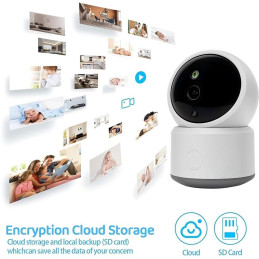 IMMAX NEO LITE SMART Security vnitřní kamera, P/T, Wi-Fi 2,4GHz a 5GHz, 4MP, ONVIF, TUYA