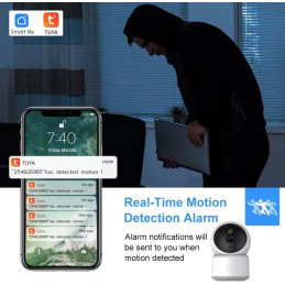 IMMAX NEO LITE SMART Security vnitřní kamera, P/T, Wi-Fi 2,4GHz a 5GHz, 4MP, ONVIF, TUYA