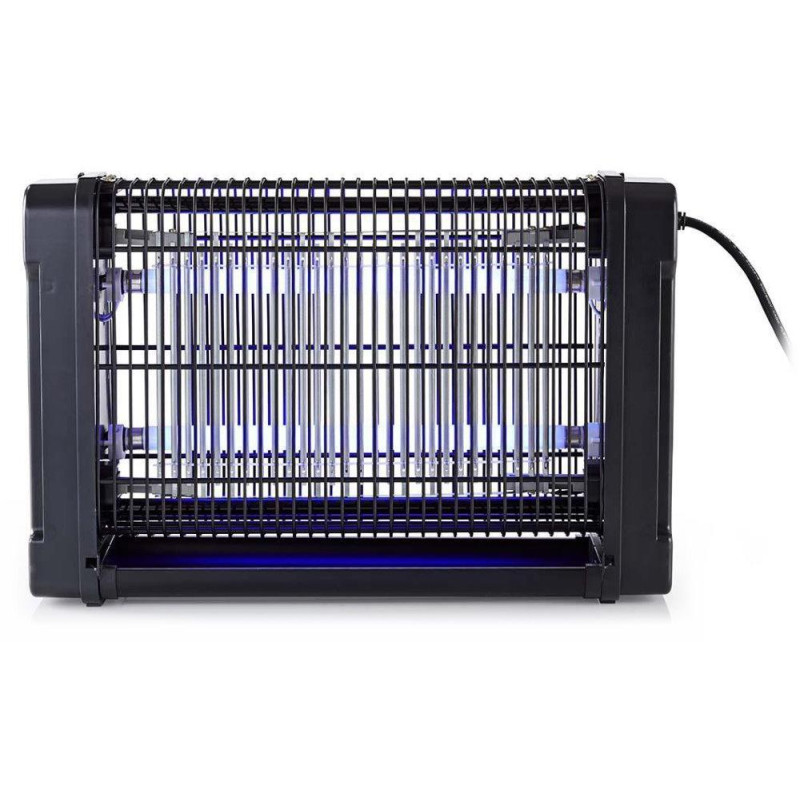POŠKOZENÝ OBAL - NEDIS elektrický lapač hmyzu/ příkon 16 W/ pokrytí 50 m2/ černý