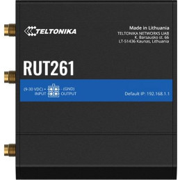 Teltonika RUT261 průmyslový router   1x LAN, 1x WAN, 1x SIM, LTE, Wi-Fi 4
