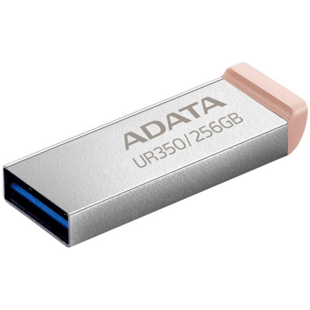 ADATA FlashDrive UR350 256GB / USB 3.2 Gen1 / stříbrno-hnědá
