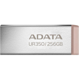 ADATA FlashDrive UR350 256GB / USB 3.2 Gen1 / stříbrno-hnědá