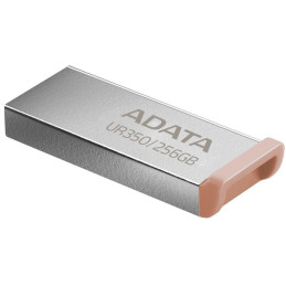 ADATA FlashDrive UR350 256GB / USB 3.2 Gen1 / stříbrno-hnědá
