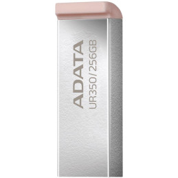 ADATA FlashDrive UR350 256GB / USB 3.2 Gen1 / stříbrno-hnědá
