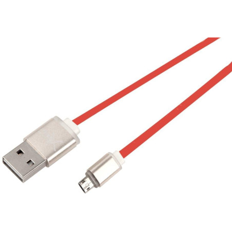 Net-X kabel Micro USB to USB   Nabíjení/Synchronizace, oboustranné konektory - červený