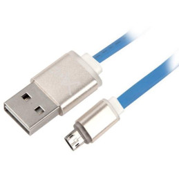Net-X kabel Micro USB to USB   Nabíjení/Synchronizace, oboustranné konektory - modrý