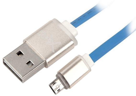 Net-X kabel Micro USB to USB   Nabíjení/Synchronizace, oboustranné konektory - modrý