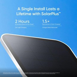 Anker Eufy S340 Solar/ dual PTZ/ 3K/ 135°/ LED 8m/ AI detekce/ bílá