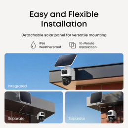 Anker Eufy S4 Solar/ bullet-to-PTZ/ 4K/ 130°/ AI detekce/ IP65/ bílá
